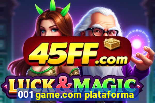 001 game.com plataforma